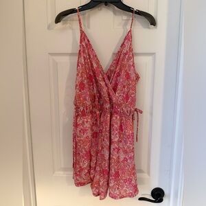 Floral Pink Romper